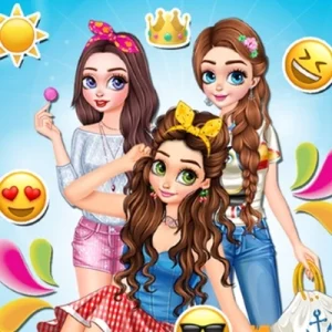 لعبة أول عطلة بدون الصديقات