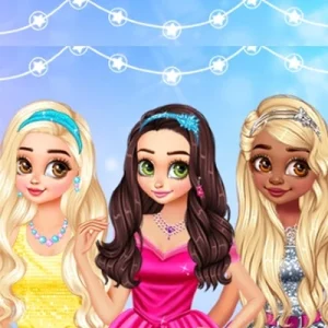 لعبة إطلالات الأميرات المذهلة