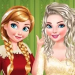لعبة حفلة الكريسماس البراقة للأميرات