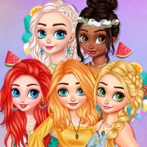 لعبة أيام الصيف الحارة للأميرات