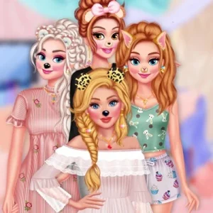 لعبة حفلة المبيت للأميرات